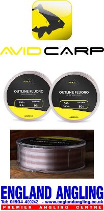 Picture of AVID Outline Fluoro 50m Leader and Hooklink Material *SALE*