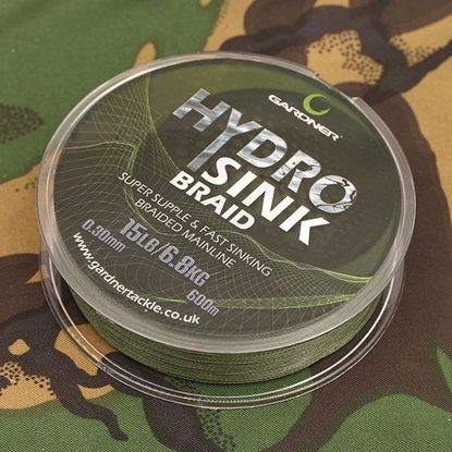 Picture of GARDNER Hydro-Sink Braid Sinking Braid 15lbs 6.8kg 0.30mm 600m *SALE*