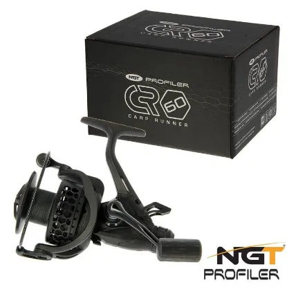 Picture of NGT Profiler CR60 - 5+1 Carp Runner Reel with Honeycomb Aluminium Spool